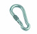 Carabiner with eyelet and lock, stainless steel (120 mm)